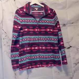 Sonoma full zip fleece jacket M 🩵🩵🩵🩵